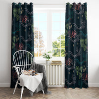 Guatemala Quetzal Bird Pattern Window Curtain Embroidery Effect