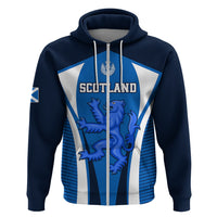 Scotland Rugby Hoodie Thistle With Scottish Lion - Wonder Print Shop