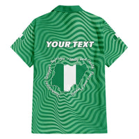 Personalized Nigeria Family Matching Short Sleeve Bodycon Dress and Hawaiian Shirt Jamhuriyar Tarayyar Najeriya - Wonder Print Shop