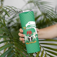 Personalized Nigeria Skinny Tumbler Jamhuriyar Tarayyar Najeriya - Wonder Print Shop