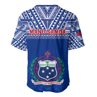 Samoa Rugby Baseball Jersey Manu Samoa Polynesian Tatoo Pattern - Wonder Print Shop