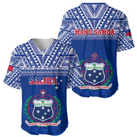 Samoa Rugby Baseball Jersey Manu Samoa Polynesian Tatoo Pattern - Wonder Print Shop