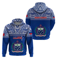 Samoa Rugby Hoodie Manu Samoa Polynesian Tatoo Pattern - Wonder Print Shop