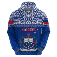 Samoa Rugby Hoodie Manu Samoa Polynesian Tatoo Pattern - Wonder Print Shop