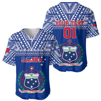 Custom Samoa Rugby Baseball Jersey Manu Samoa Polynesian Tatoo Pattern - Wonder Print Shop