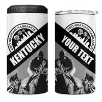 Personalized Kentucky 4 in 1 Can Cooler Tumbler Deo gratiam habeamus - Wonder Print Shop