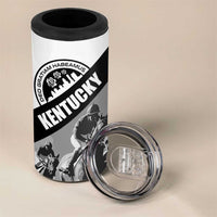 Personalized Kentucky 4 in 1 Can Cooler Tumbler Deo gratiam habeamus - Wonder Print Shop