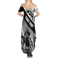 Personalized Kentucky Family Matching Summer Maxi Dress and Hawaiian Shirt Deo gratiam habeamus - Wonder Print Shop