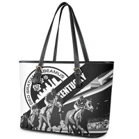 Kentucky Leather Tote Bag Deo gratiam habeamus - Wonder Print Shop