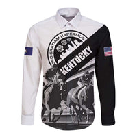 Personalized Kentucky Long Sleeve Button Shirt Deo gratiam habeamus - Wonder Print Shop