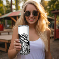 Personalized Kentucky Skinny Tumbler Deo gratiam habeamus - Wonder Print Shop