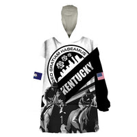 Personalized Kentucky Wearable Blanket Hoodie Deo gratiam habeamus - Wonder Print Shop