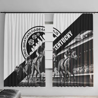 Kentucky Window Curtain Deo gratiam habeamus - Wonder Print Shop