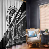 Kentucky Window Curtain Deo gratiam habeamus - Wonder Print Shop