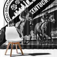 Kentucky Window Curtain Deo gratiam habeamus - Wonder Print Shop