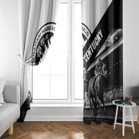 Kentucky Window Curtain Deo gratiam habeamus - Wonder Print Shop