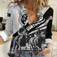 Personalized Kentucky Women Casual Shirt Deo gratiam habeamus - Wonder Print Shop