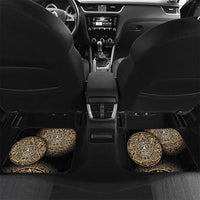 La Calavera Catrina Aztec Circle Car Mats Dia de Muertos - Wonder Print Shop