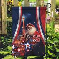 France Christmas Garden Flag Joyeux Noel Santa Claus Eiffel Tower - Wonder Print Shop