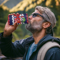 Norway Christmas 4 in 1 Can Cooler Tumbler God Jul! Coquette Bow - Wonder Print Shop