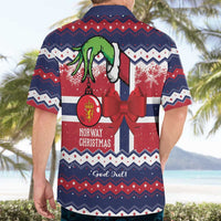 Norway Christmas Hawaiian Shirt God Jul! Coquette Bow - Wonder Print Shop