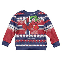 Norway Christmas Kid Ugly Christmas Sweater God Jul! Coquette Bow - Wonder Print Shop