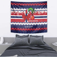 Norway Christmas Tapestry God Jul! Coquette Bow - Wonder Print Shop