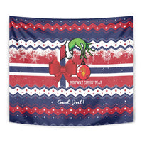 Norway Christmas Tapestry God Jul! Coquette Bow - Wonder Print Shop