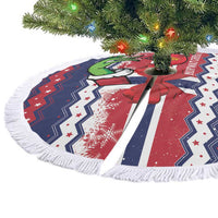 Norway Christmas Tree Skirt God Jul! Coquette Bow - Wonder Print Shop