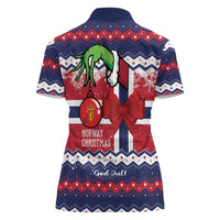Norway Christmas Women Polo Shirt God Jul! Coquette Bow - Wonder Print Shop