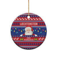 Liechtenstein Christmas Ceramic Ornament Frohe Weihnachten Der Weihnachtsmann - Wonder Print Shop