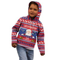 Liechtenstein Christmas Kid Hoodie Frohe Weihnachten Der Weihnachtsmann - Wonder Print Shop
