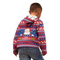 Liechtenstein Christmas Kid Hoodie Frohe Weihnachten Der Weihnachtsmann - Wonder Print Shop