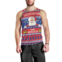 Liechtenstein Christmas Men Tank Top Frohe Weihnachten Der Weihnachtsmann - Wonder Print Shop