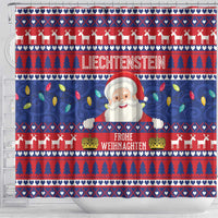 Liechtenstein Christmas Shower Curtain Frohe Weihnachten Der Weihnachtsmann