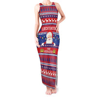 Liechtenstein Christmas Tank Maxi Dress Frohe Weihnachten Der Weihnachtsmann - Wonder Print Shop