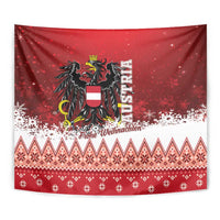 Austria Christmas Eagle Tapestry Frohe Weihnachten - Wonder Print Shop