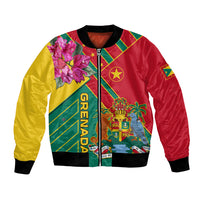 Grenada Bomber Jacket Gwenad Bougainvillea Special Version - Wonder Print Shop
