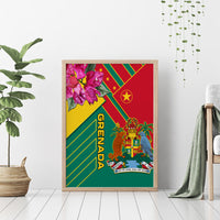 Grenada Canvas Wall Art Gwenad Bougainvillea Special Version - Wonder Print Shop