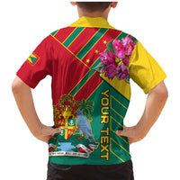 Grenada Family Matching Mermaid Dress and Hawaiian Shirt Gwenad Bougainvillea Special Version - Wonder Print Shop