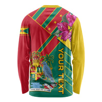 Grenada Long Sleeve Shirt Gwenad Bougainvillea Special Version - Wonder Print Shop