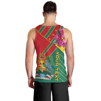 Grenada Men Tank Top Gwenad Bougainvillea Special Version - Wonder Print Shop