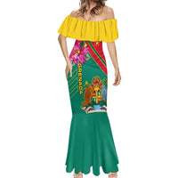 Grenada Mermaid Dress Gwenad Bougainvillea Special Version - Wonder Print Shop
