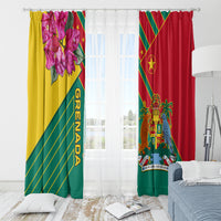 Grenada Window Curtain Gwenad Bougainvillea Special Version - Wonder Print Shop