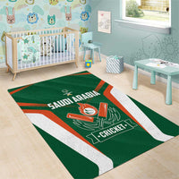Saudi Arabia Cricket Area Rug TeamSaudi Go Champions - Wonder Print Shop
