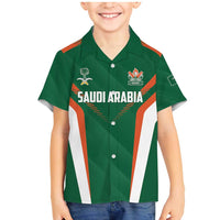 Custom Saudi Arabia Cricket Family Matching Mermaid Dress and Hawaiian Shirt TeamSaudi Go Champions - Wonder Print Shop