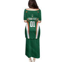 Custom Saudi Arabia Cricket Family Matching Puletasi and Hawaiian Shirt TeamSaudi Go Champions - Wonder Print Shop