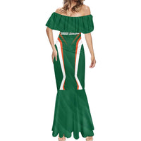 Custom Saudi Arabia Cricket Mermaid Dress TeamSaudi Go Champions - Wonder Print Shop