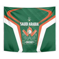 Saudi Arabia Cricket Tapestry TeamSaudi Go Champions - Wonder Print Shop