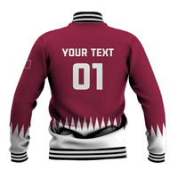 Custom Qatar Cricket Baseball Jacket Come On Boys - Wonder Print Shop